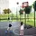 northix Basketballkorb für Kinder Wetterbeständiger Korbständer mit Einstellbarer Höhe von 90-210 cm