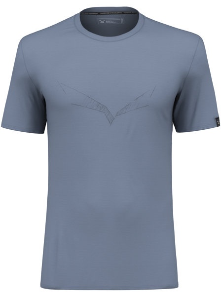 Salewa Pure Eagle Sketch Am M - T-Shirt - Herren, Light Blue, 52