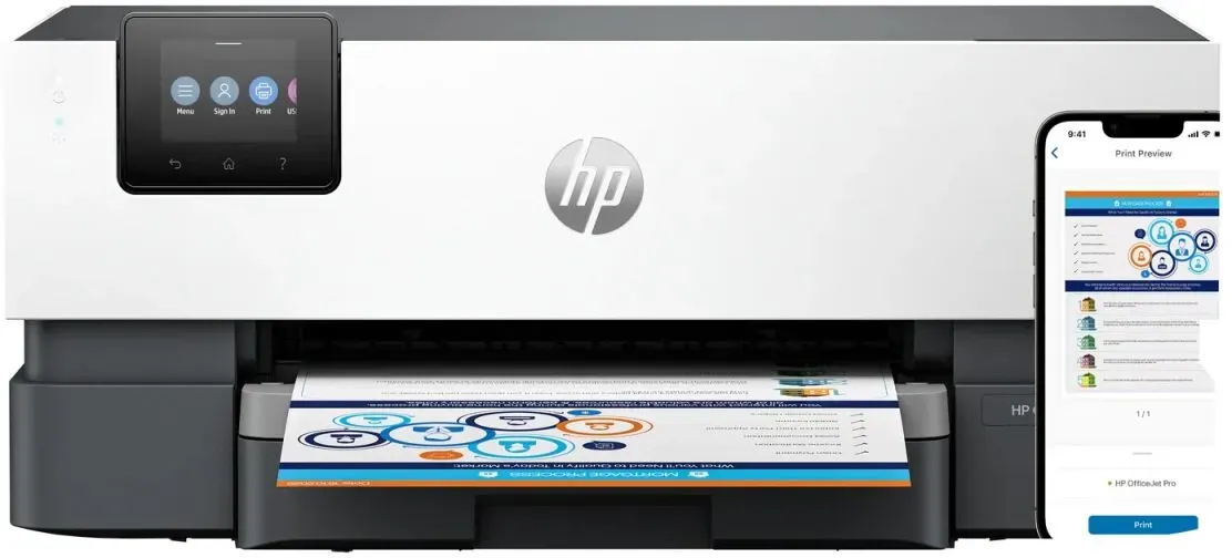 HP OfficeJet Pro 9110b Wireless Farbe Drucker, Beidseitiger Druck