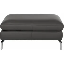 Calia Italia Hocker Dave mit edlem Metallfuß 95 x 42 x 68 cm Grau