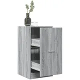 vidaXL Aktenschrank Apothekerschrank Grau Sonoma 40x41x77,5 cm Spanplatte grau