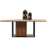 xl moebel gmbh Esszimmertisch 104 x 78 x 208 cm braun