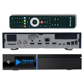GiGaBlue UHD Quad 4K Pro Sat-Receiver 2x FBC Tuner 1TB) schwarz – PVR-Receiver mit HBB-TV, Bluetooth 5.4, DVB-S2 Gigabit-LAN (HDD