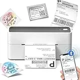Phomemo 241BT Etikettendrucker Bluetooth, DHL Thermodrucker 4x6 Ettikettendrucķer, Bluetooth Label Printer Etikettiergerät für Versandpakete Kompatibel mit Barcode, Amazon, Etsy, Shopify, DHL, UPS