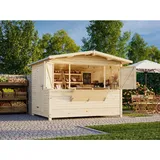 Palmako Kiosk Marian 298 x 228 cm naturbelassen