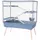 Zolux Kleintierkäfig Neolife 100 XL 100 x 60 x 101 cm blau