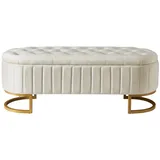 Gotagee Bettbank Fußbank Stauraum-Bettbank und Fußbank mit Stauraum Sofabank 120x40cm