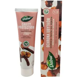 Dabur Zahnpasta mit Nelken Kräuterzahnpasta fluoridfrei 100 ml