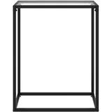 vidaXL Konsolentisch Transparent 60x35x75 cm Hartglas