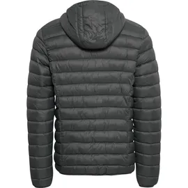 Blend Leichte Steppjacke Wattierte Übergangsjacke Stretchbund mit Kapuze Größe: S - Grau - S