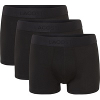 Lacoste Lacoste, Herren, Unterhosen, 3er Pack Basic Retro-Short / Pant, Schwarz, M
