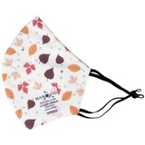 Nanovio Ffp2 Maske wiederverwendbar I White Autumn Leaves Nano aus Europa 1 St