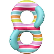 Swim Essentials Schwimmring (170 x 90 cm, Mehrfarbig)