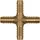 Riegler Kreuz-Schlauchverbindungsstutzen für Schlauch LW 6 mm mehrfarbig