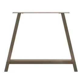 vidaXL Esstischbeine A-Form 2 Stk. 100x(72-73) cm Stahl