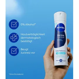 NIVEA Derma Control Defend Deospray 6 x 150 ml