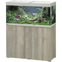 EHEIM vivaline 180 LED Aquarium mit Unterschrank eiche grau