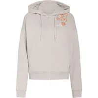 adidas Essentials 3-Streifen French Terry Sweatjacke Damen KF0013 - wonder alumina M
