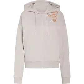 adidas Essentials 3-Streifen French Terry Sweatjacke Damen KF0013 - wonder alumina M