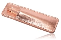 Tweezerman Mini Schräge Pinzette mit Etui Roségold Pinzette