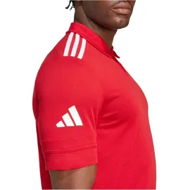 adidas Squadra 25 Baumwoll Poloshirt rot - Team Power red/white XXL