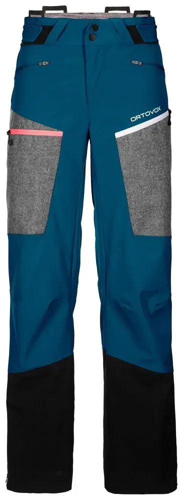 Ortovox Pordoi Pants Women - Softshellhose - petrol blue - L