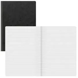Brunnen Notizbuch DIN A4 liniert, schwarz Softcover 192 Seiten, 1 St.
