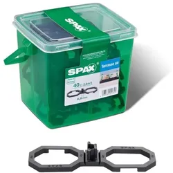 SPAX Terrassen-Abstandshalter Air 6,5 mm, 40 Stück, 4009422564009