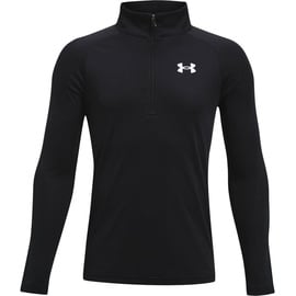 Under Armour Tech 2.0 1/2-Zip langarm Sportshirt Jungen 001 black/white M 137-149 cm