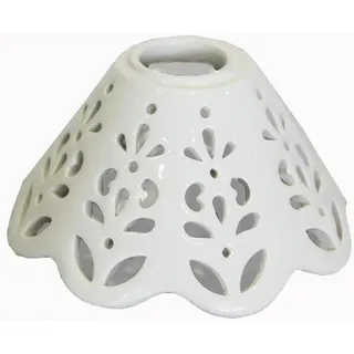 Lampenschirm aus Keramik, gelocht, 13 cm