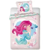 MCU Babybettwäsche 100x135 Meerjungfrau Kuscheltiere