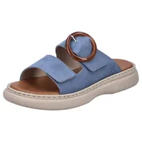 Rieker Bequeme Pantoletten für Damen, blau, 39 EU