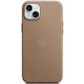 Apple iPhone 15 Plus Feingewebe Case mit MagSafe taupe