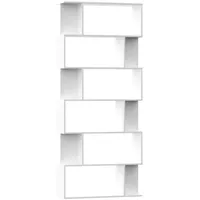vidaXL Bücherregal 80 x 24 x 192 cm Weiß