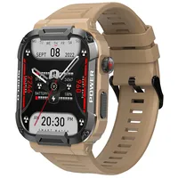 Smartwatch Militär Herren Uhr mit Telefonfunktion,Gesundheitsuhr mit Blutdruckmessung Outdoor Sportuhr Tactical Watch Sportuhren Schrittzähler Fitnessuhr Smartwatches IP68 Wasserdicht Armbanduhr Uhren