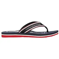 Tommy Hilfiger Damen Flip Flops Beach Sandal Badelatschen, Blau (Space Blue), 41