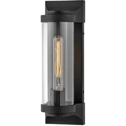Pearson Outdoor Wandleuchte schwarz strukturiert Hinkley QN-PEARSON-M-TK