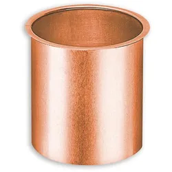 Lötstutzen Grömo kurz, Kastenrinne, Kupfer, verschiedene Größen (Ausführung: Ø 60mm)