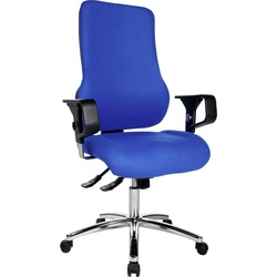 Bürostuhl TOPSTAR "Sitness 55", blau, Sitzfläche: 70% Wolle, 25% Polyamid, 5% sonstige Fasern, Stühle