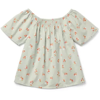 Tchibo - Kinder-Bluse - Mädchen - Gr. 170/176 - creme/geblümt