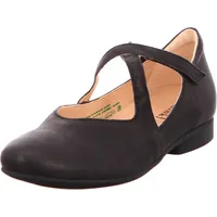 THINK! Damen GUAD2_3-000564 nachhaltige Wechselfußbett Ballerinas, 0000 schwarz 38.5