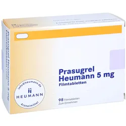 Prasugrel Heumann 5 mg Filmtabletten 98 St