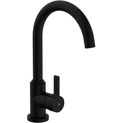 K3 Spültischarmatur Niederdruck, Schwarz matt, küche, Wasserhahn Küche, Niederdruck Armatur Küche, Mischbatterie Küche