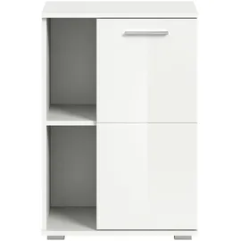 VCM Prego 55 x 79 x 37 cm hochglänzend / weiß