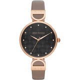 Diesel Damen Analog Quarz Uhr mit Leder Armband AX5329