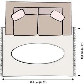 IKEA STOENSE Teppich Kurzflor mittelgrau
