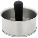 Primaster Burgerpresse Ø 11 cm Edelstahl silberfarben