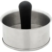 Primaster Burgerpresse Ø 11 cm Edelstahl silberfarben