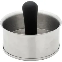 Primaster Burgerpresse Ø 11 cm Edelstahl silberfarben