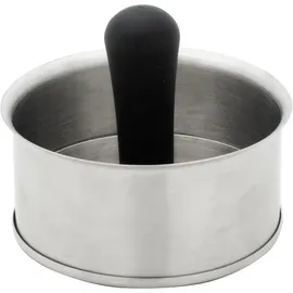 Primaster Burgerpresse Ø 11 cm Edelstahl silberfarben